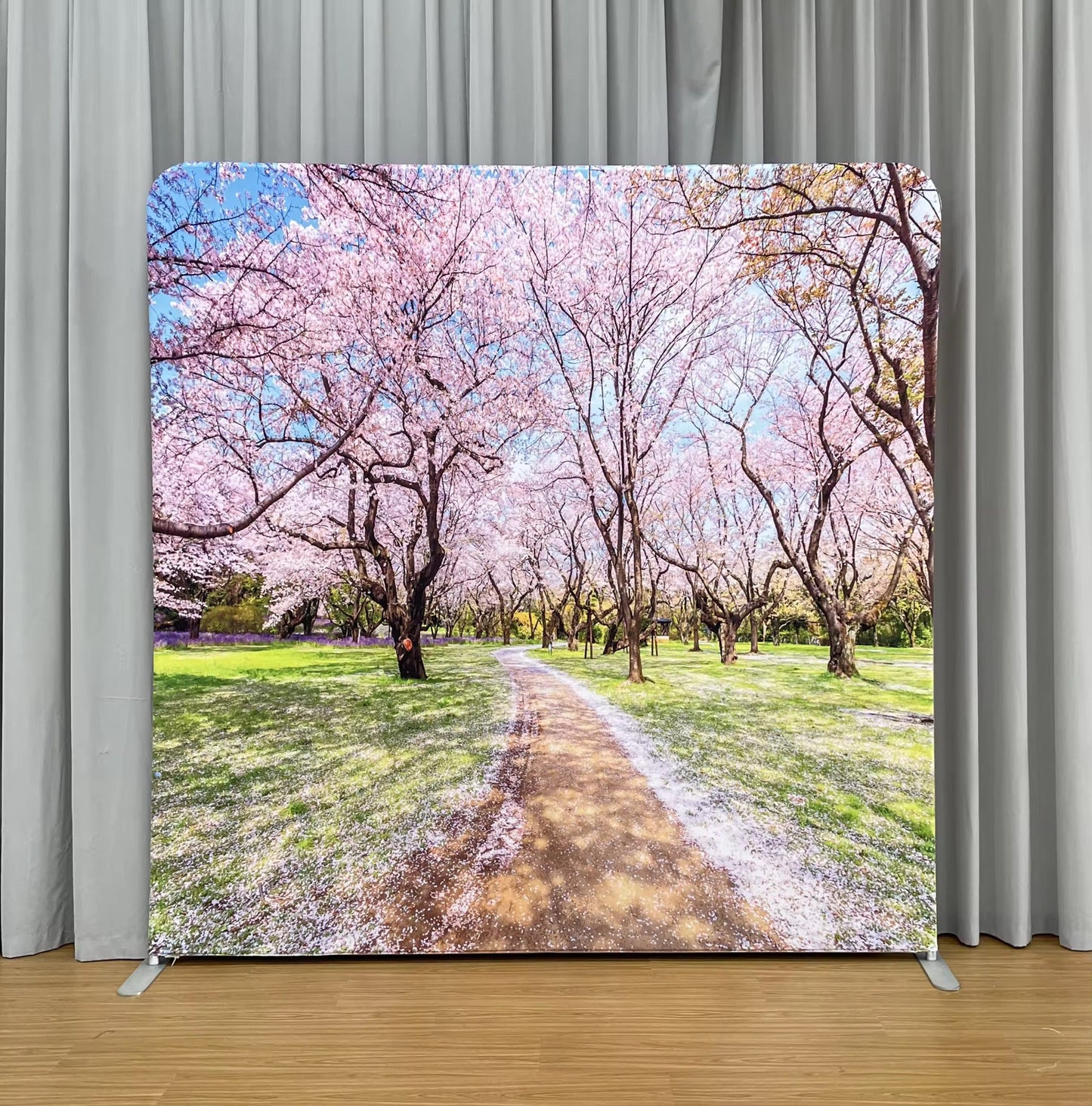 Pillowcase Tension Backdrop and Frame - Double-Sided Print