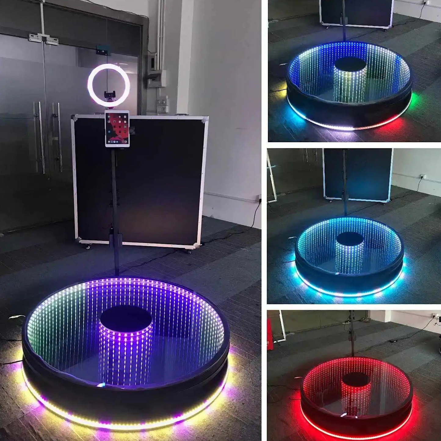 LED 360 video booth for weddings and parties