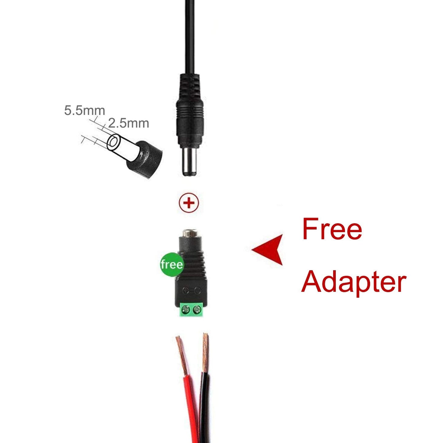 Photo booth power cable and adaptor