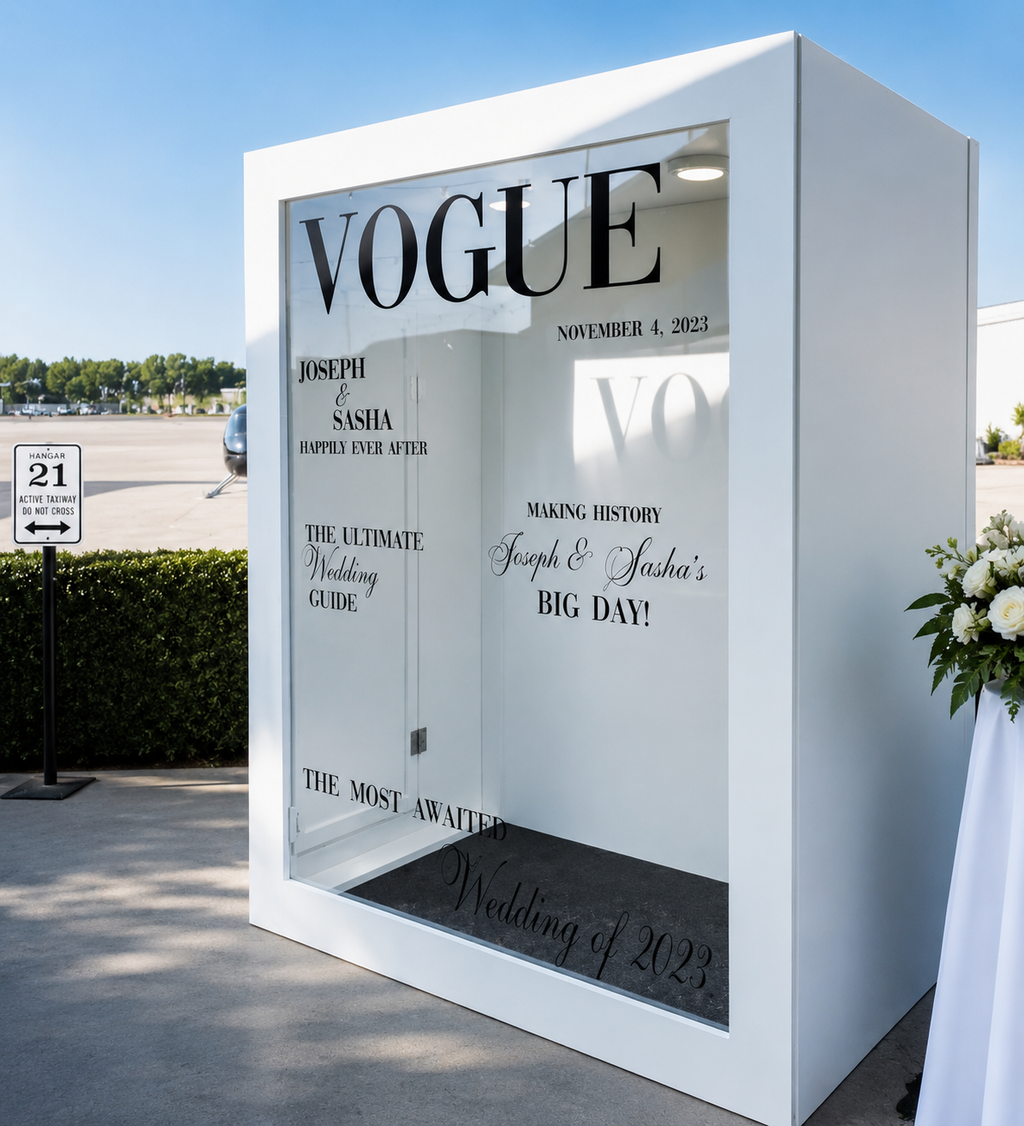 Vogue Magazine Photobooth MDF Enclosure