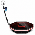 Hexagon Infinity Glass LED 360 Photo Booth - 100cm with Flight Case