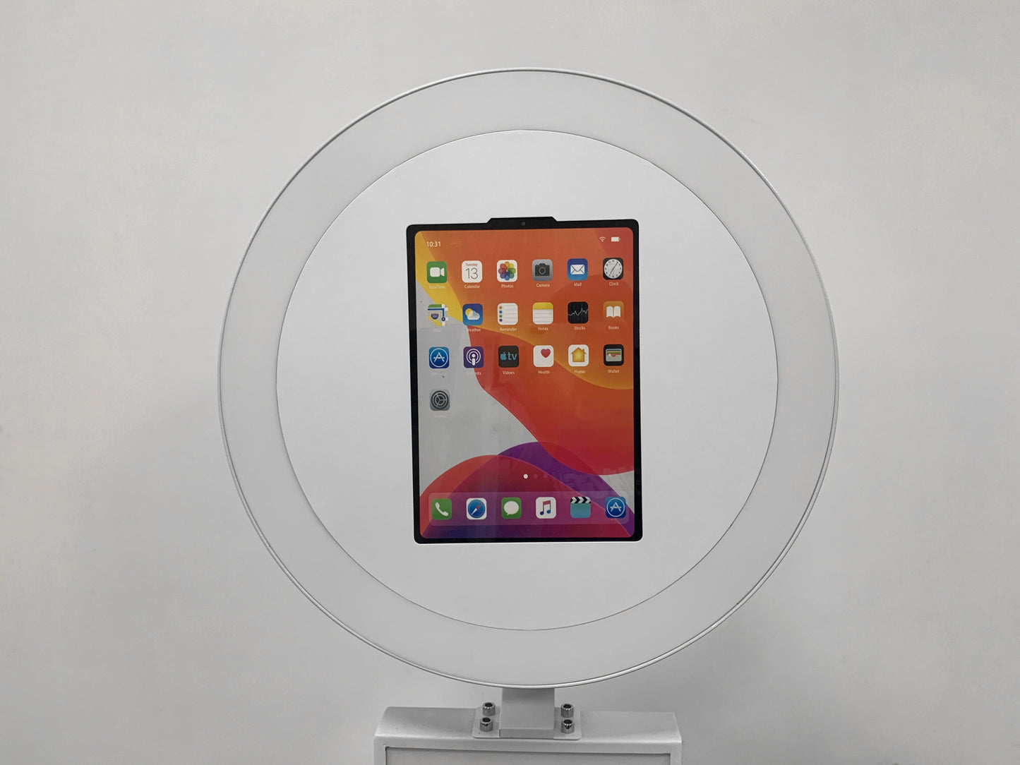 iPad Selfie Pod Photo Booth - Portable Booth with LED Ring Light