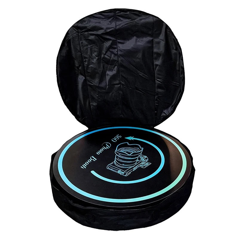 Heavy-duty 360 photo booth carry bag with trolley wheels