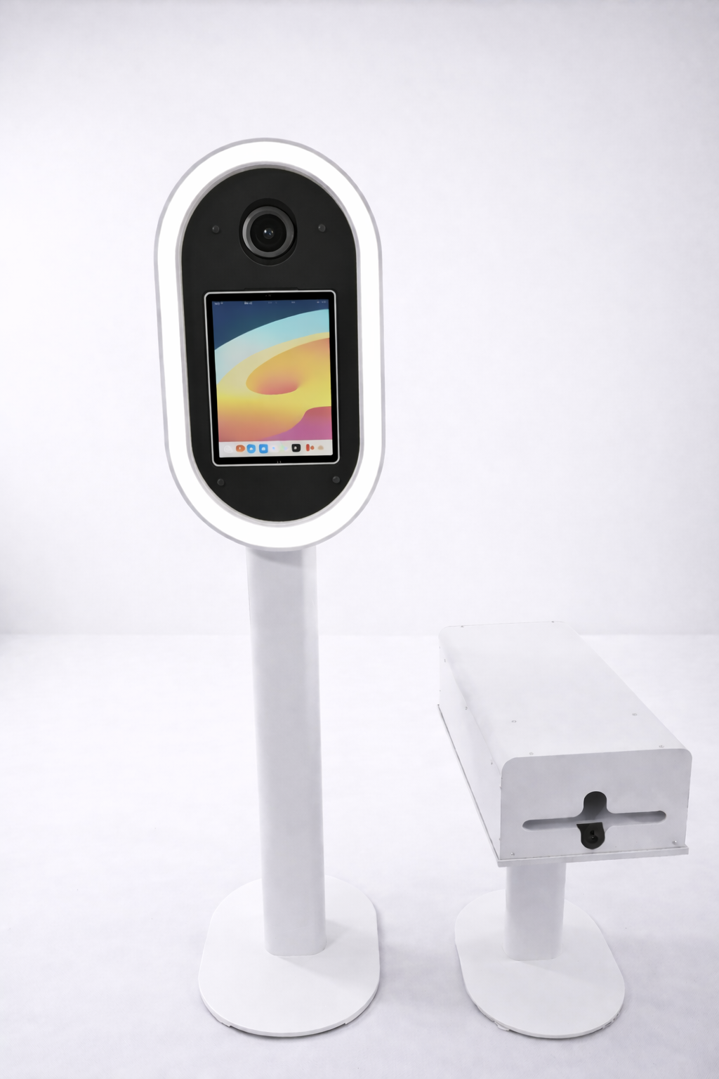 Premier Metal DSLR & iPad Selfie Pod Photo Booth with LED Ring Light