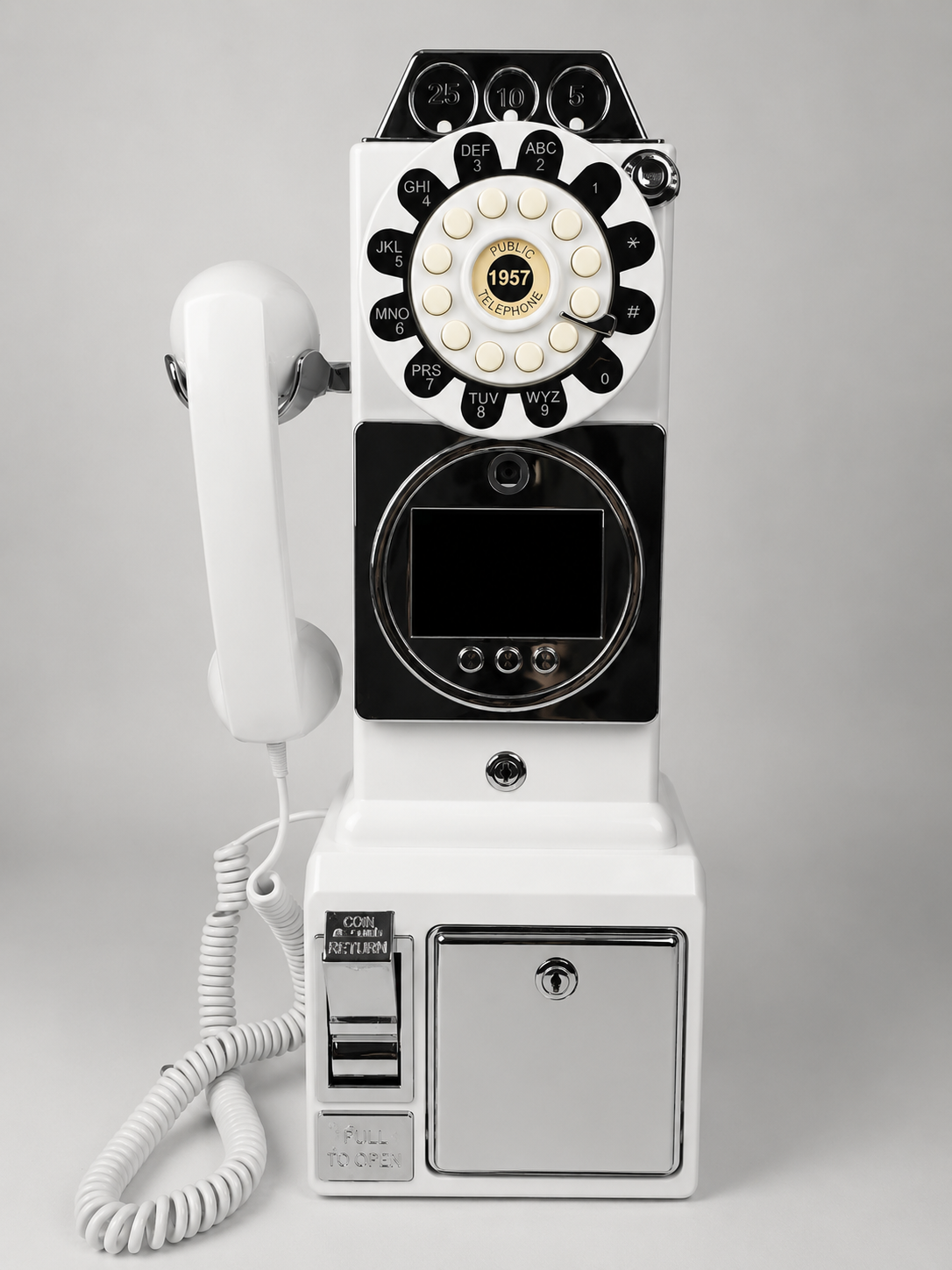 Small audio video guestbook telephone