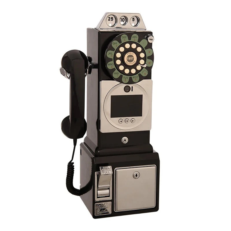 Small audio video guestbook telephone
