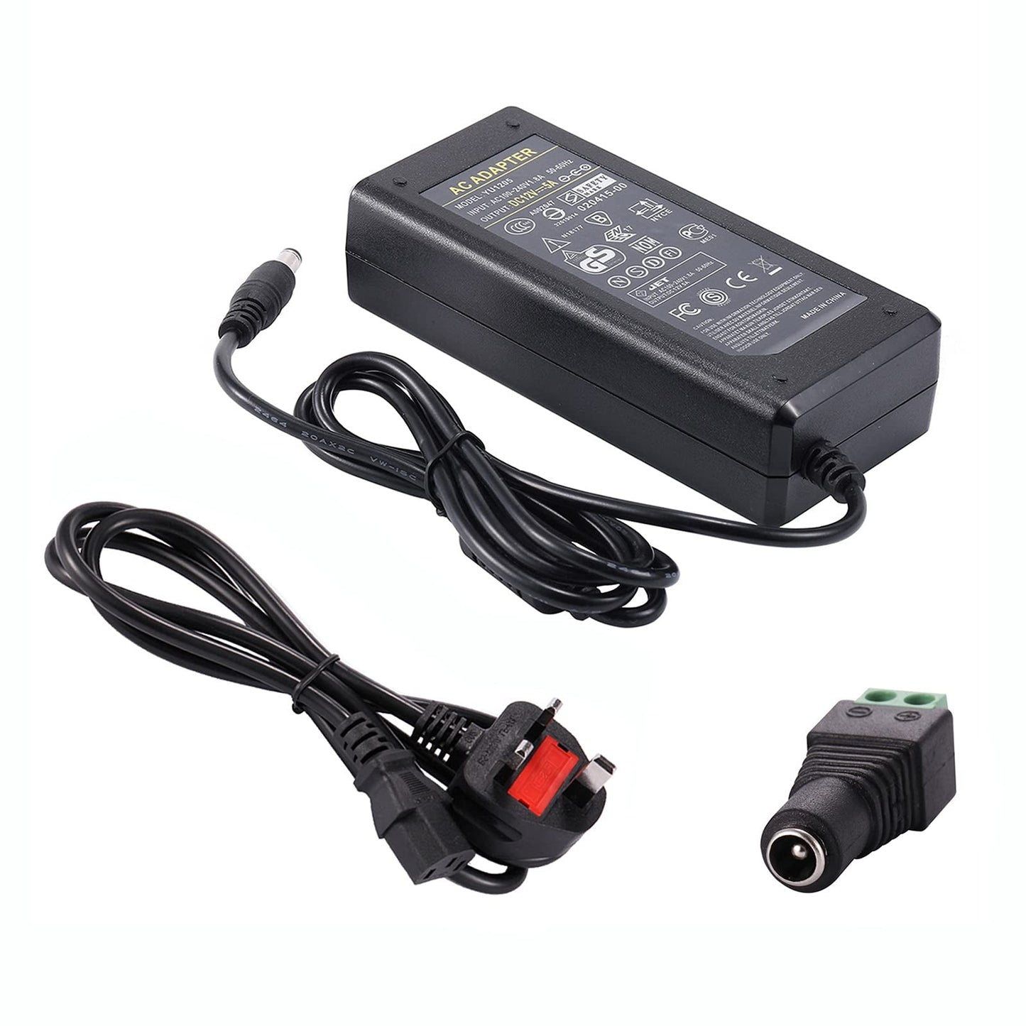 Photo booth power cable and adaptor