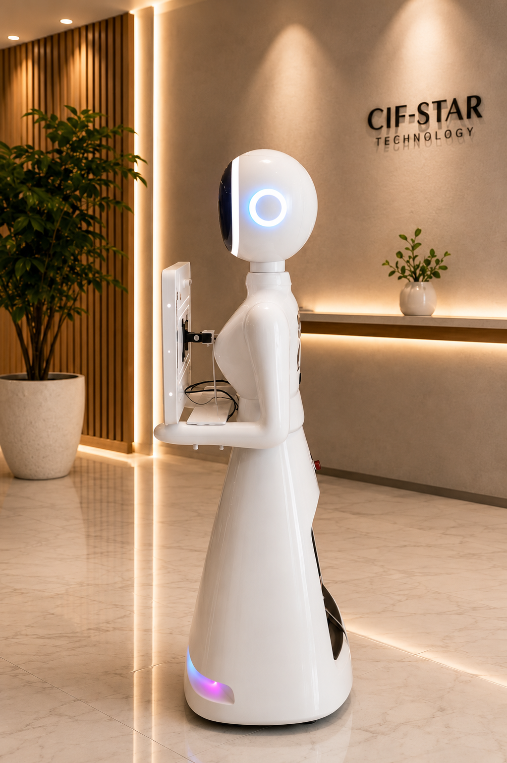 Roaming robot DSLR and iPad photo booth