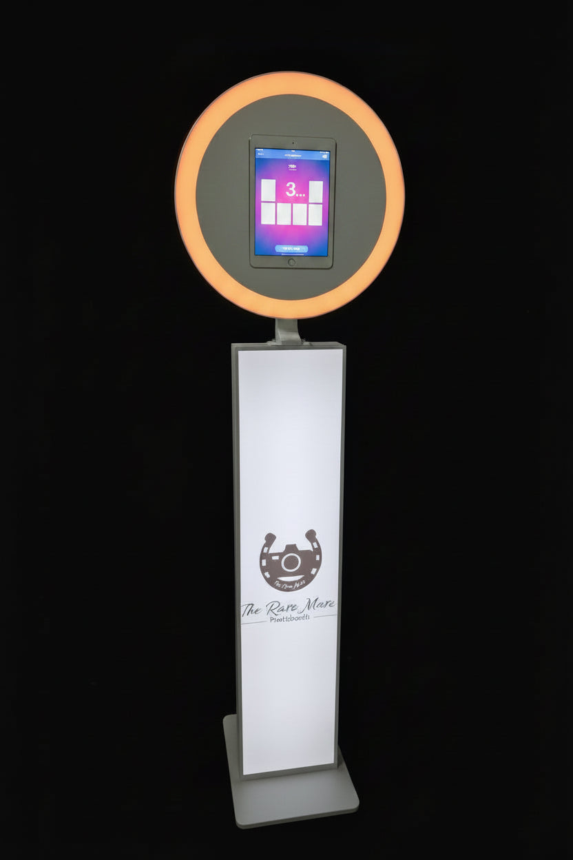 iPad selfie pod photo booth for weddings and events