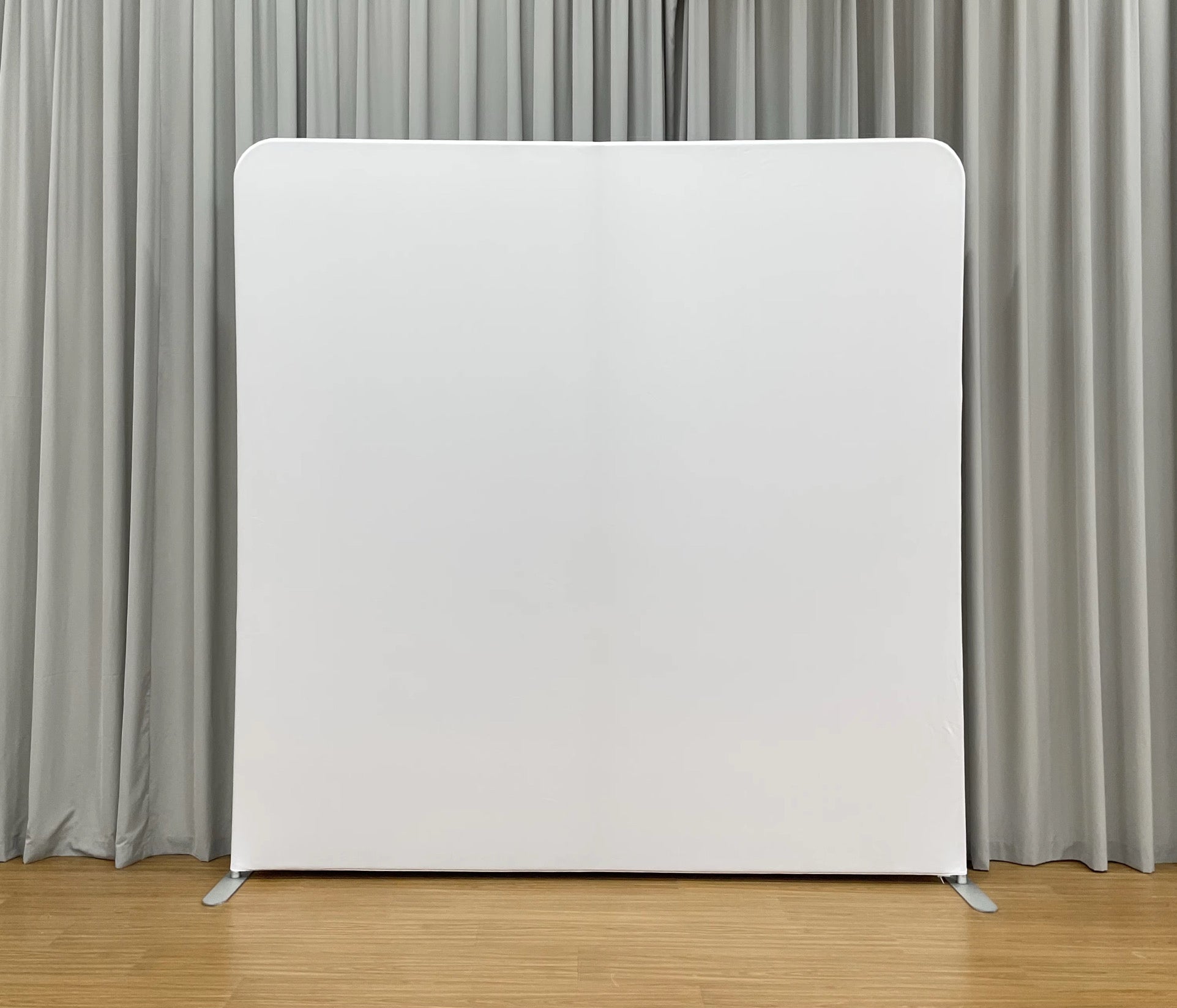 Pillowcase tension fabric backdrop with frame