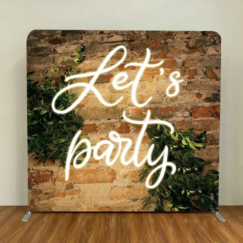 Pillowcase Tension Backdrop and Frame - Double-Sided Print