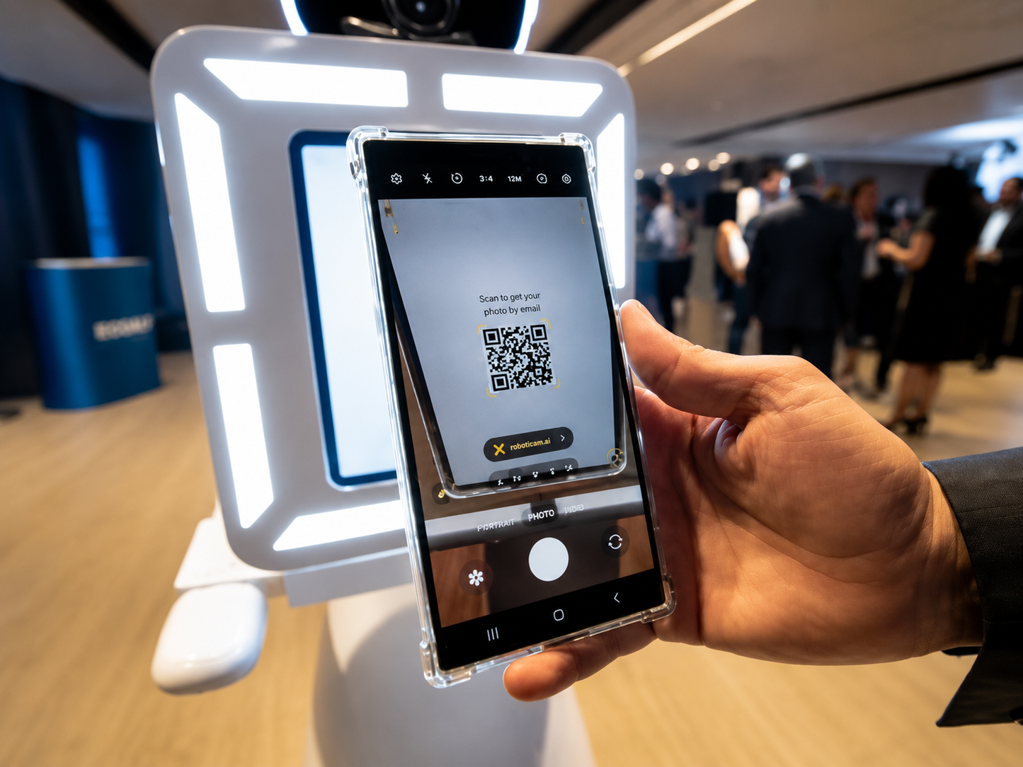 Roaming Robot Photo Booth - DSLR and iPad Booth on Wheels