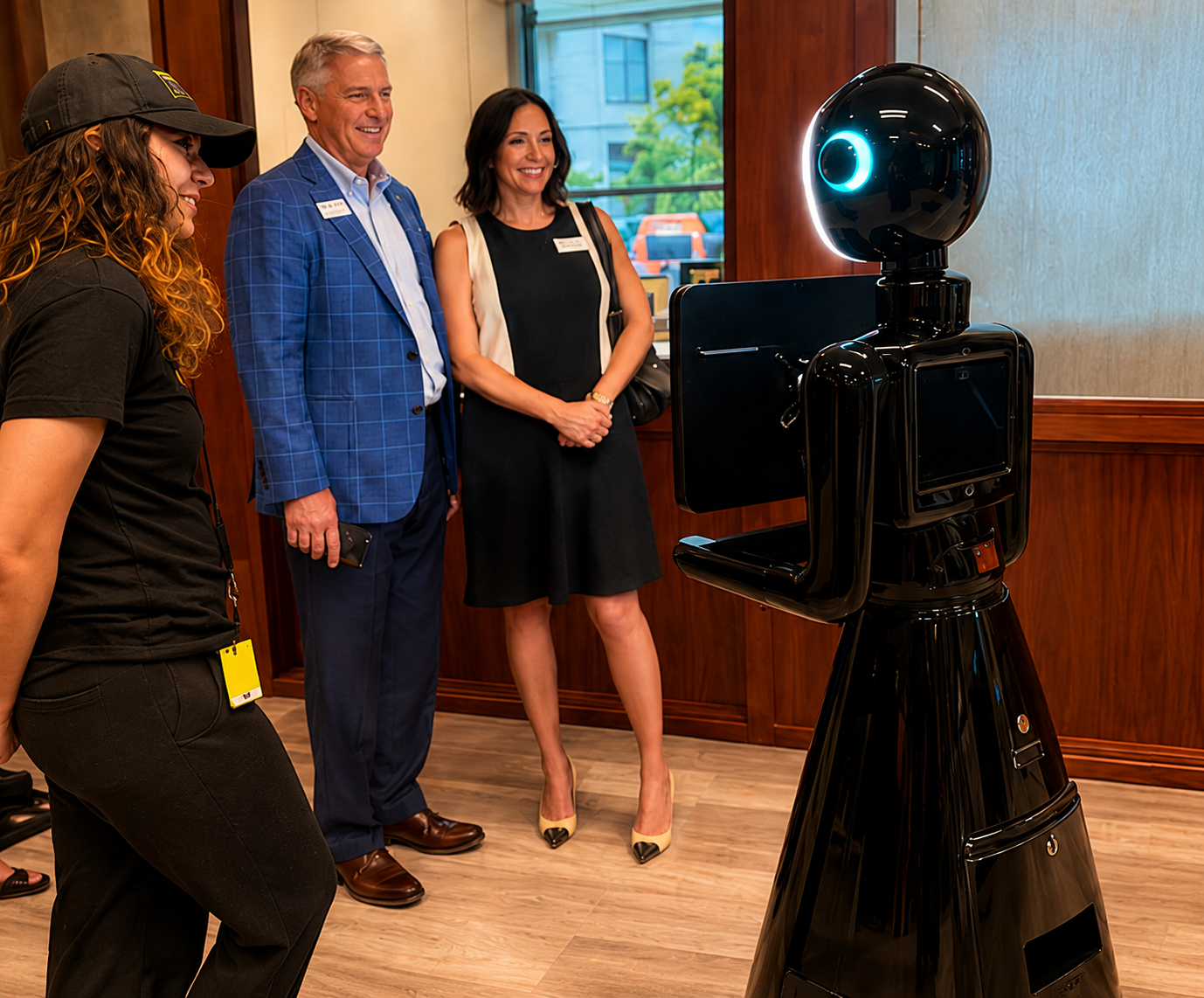 Roaming Robot Photo Booth - DSLR and iPad Booth on Wheels