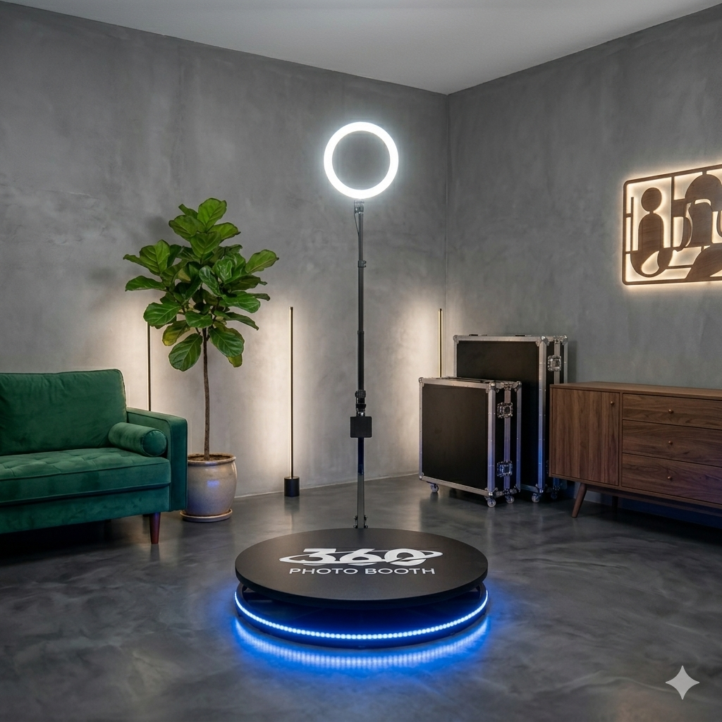 360 video booth for slow-motion videos