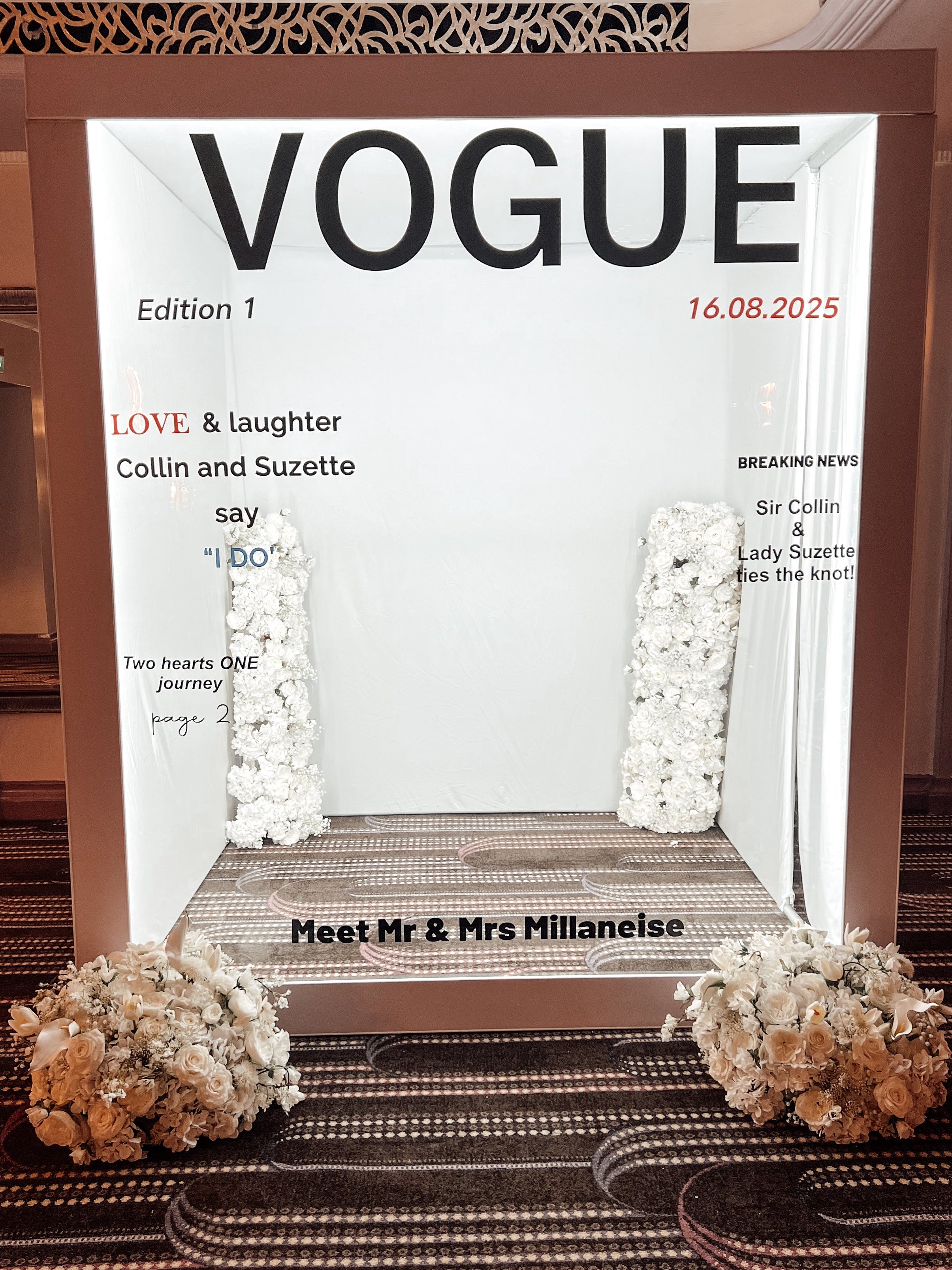 Vogue Magazine Photobooth Standard Enclosure