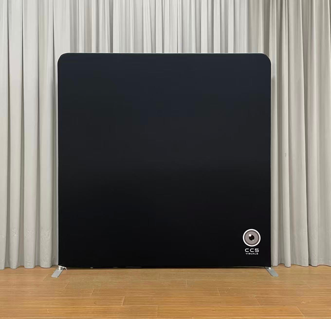 Pillowcase tension fabric backdrop with frame