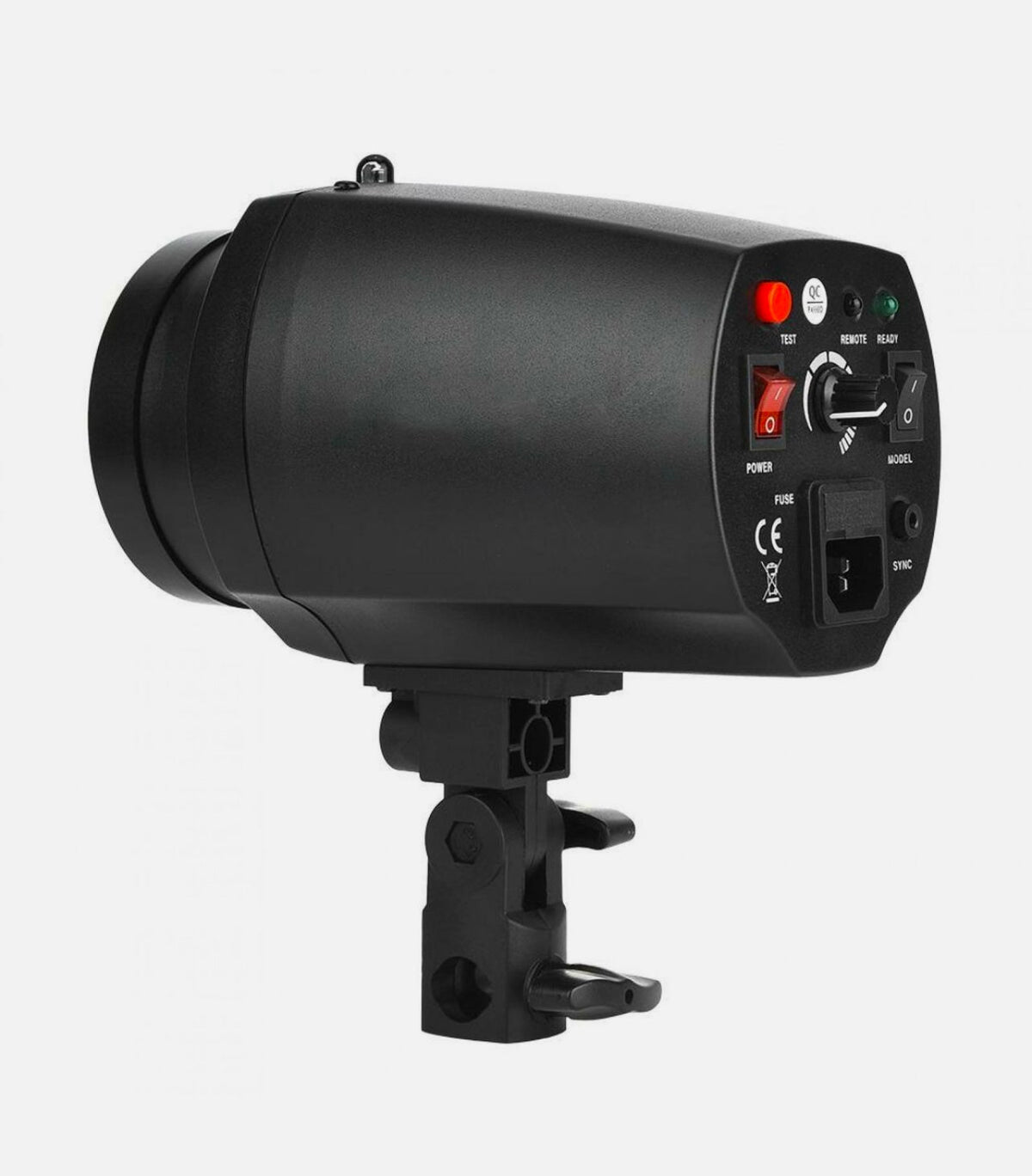 Flash and still light with umbrella for studio and events