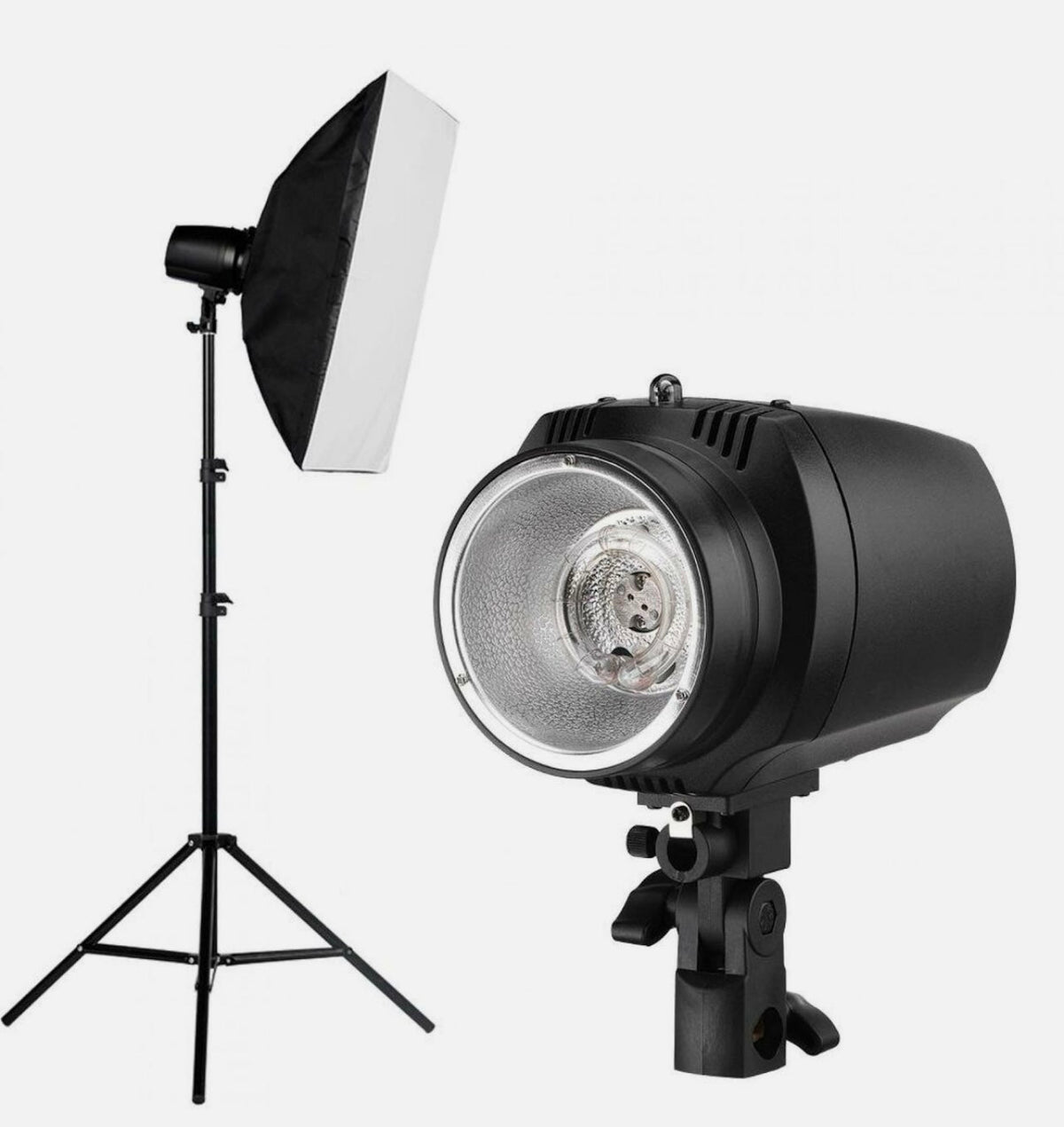 Flash and Still Light with Umbrella - Studio Lighting Kit