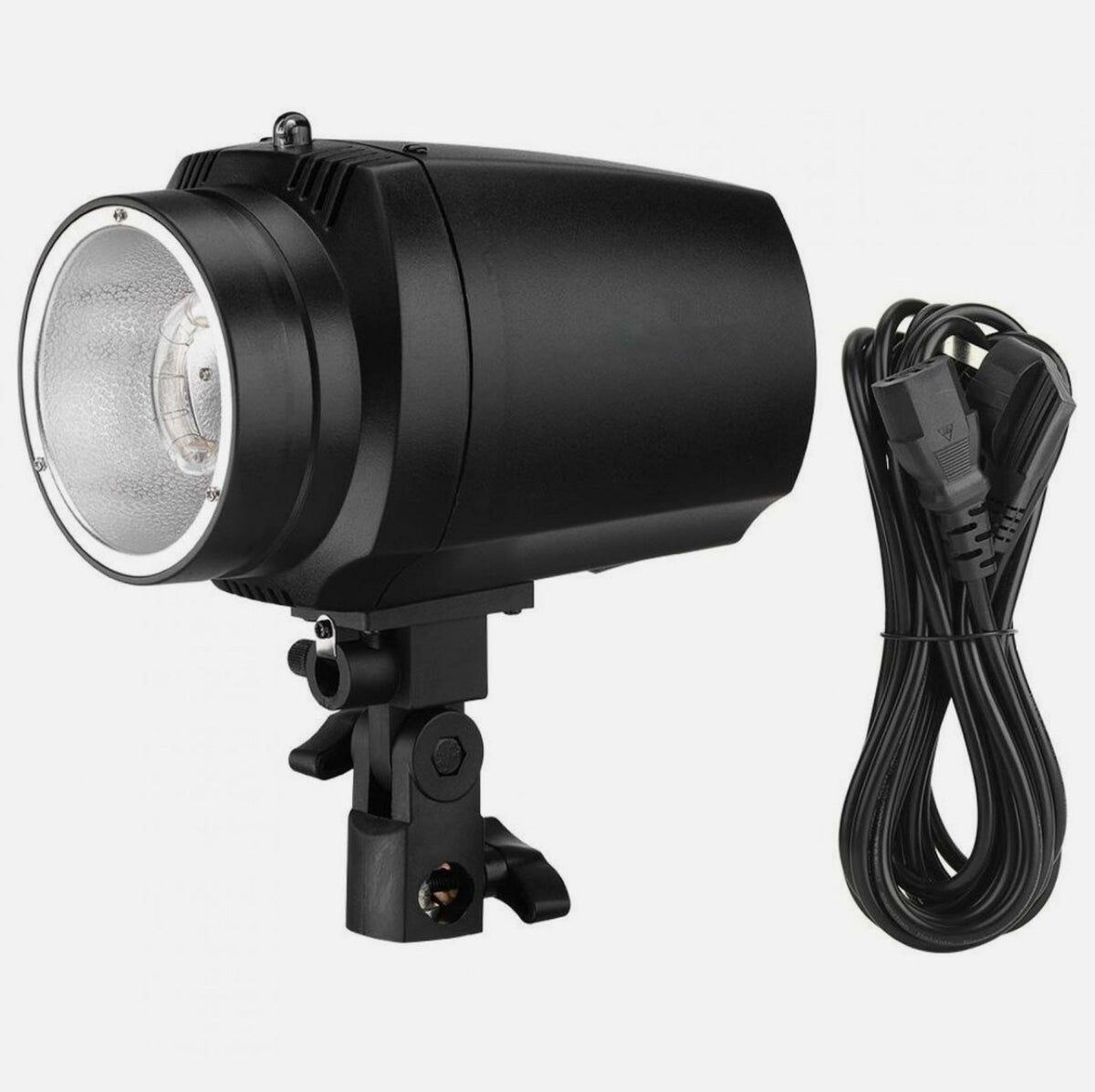 Flash and still light with umbrella for studio and events