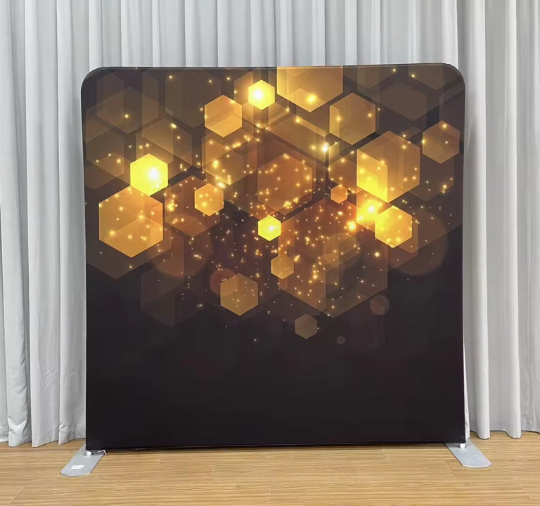 Pillowcase Tension Backdrop and Frame - Double-Sided Print