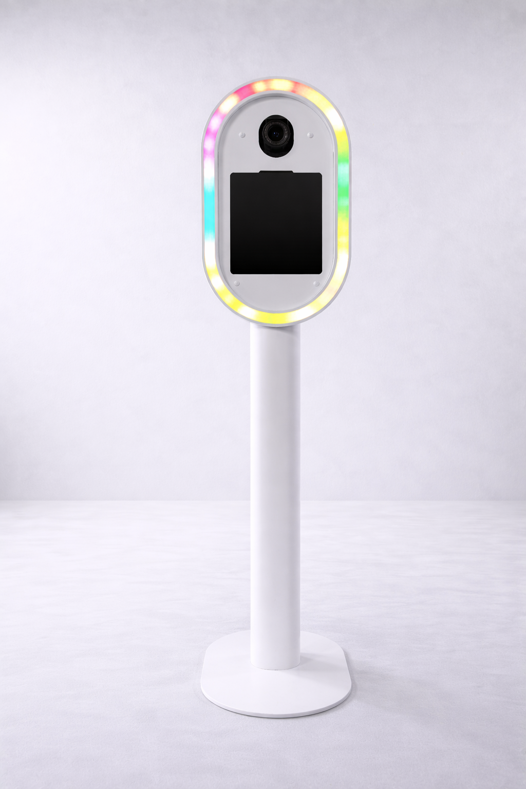 Premier Metal DSLR & iPad Selfie Pod Photo Booth with LED Ring Light