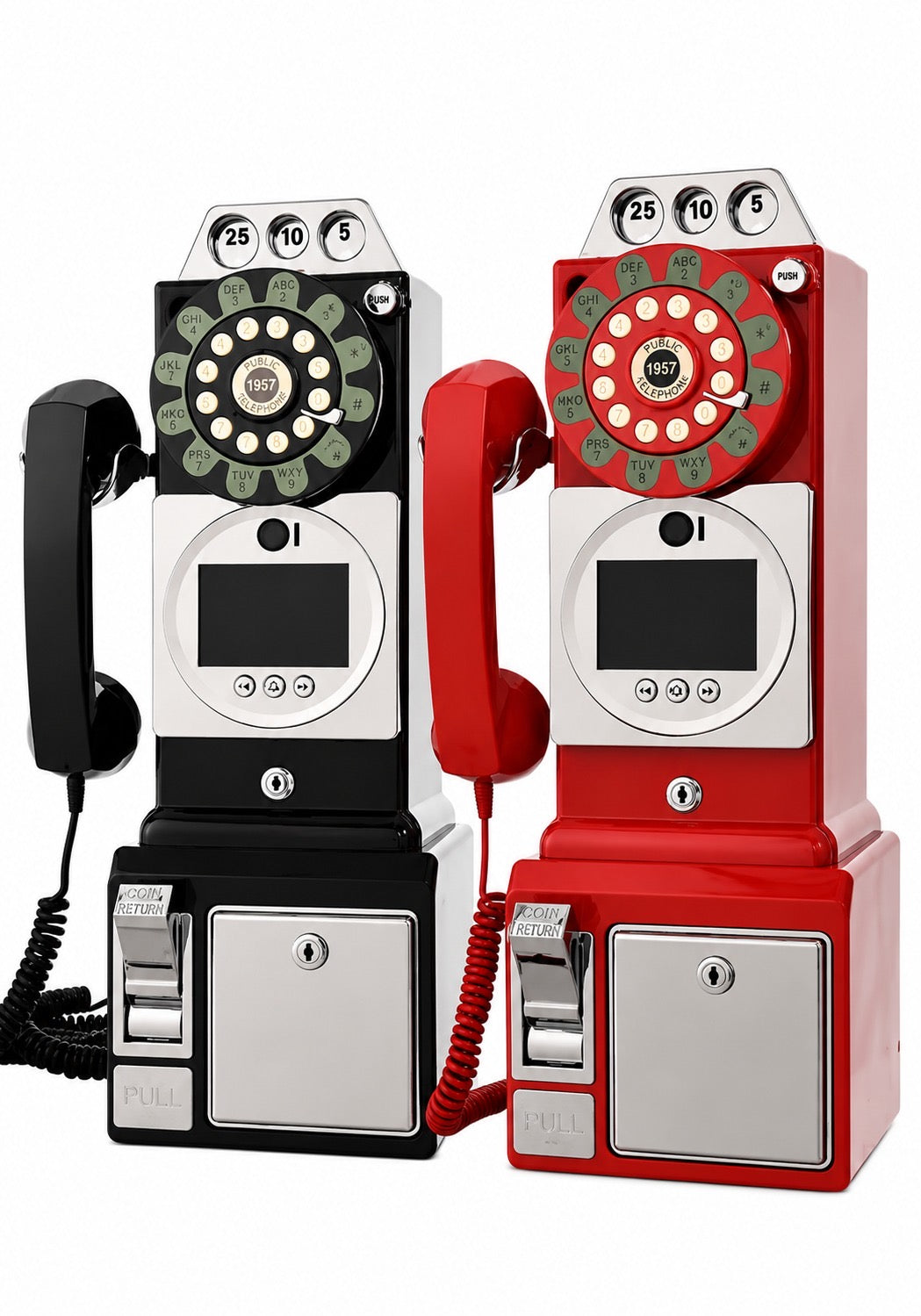 Small audio video guestbook telephone