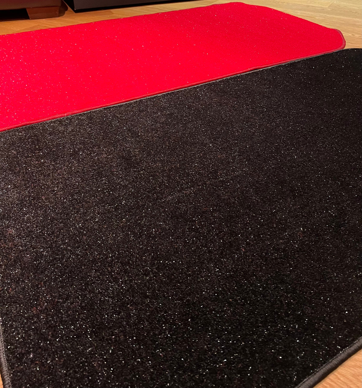 Glitter photo booth carpet mat