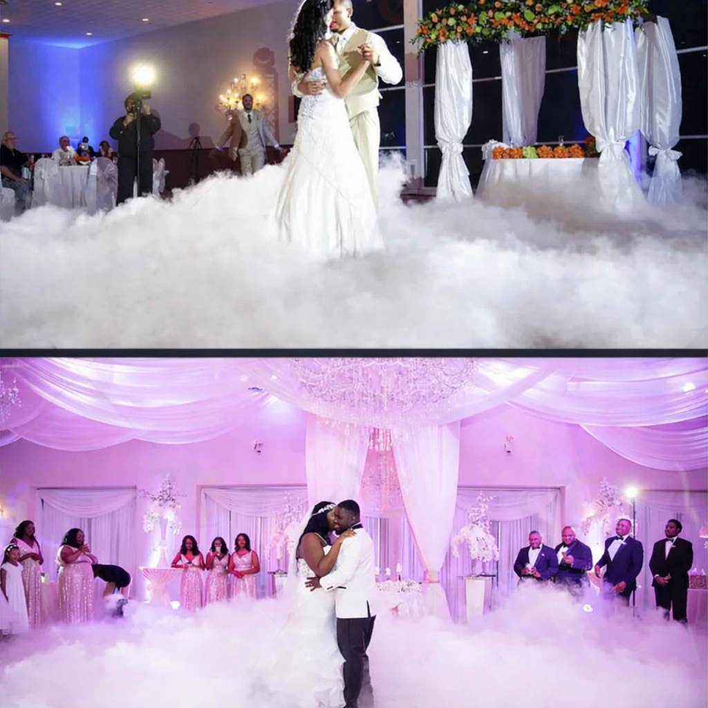 Low fog machine water solution