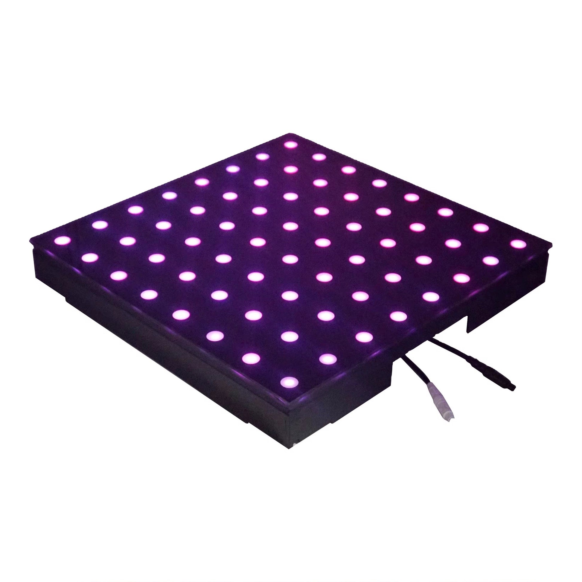 Digital LED glass dance floor for events