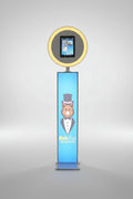 iPad Selfie Pod Photo Booth - Portable Booth with LED Ring Light