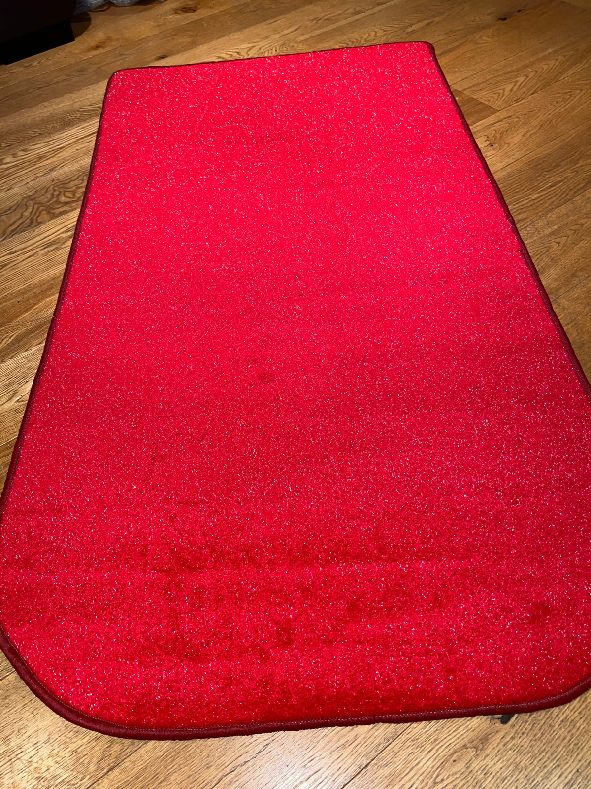 Glitter photo booth carpet mat