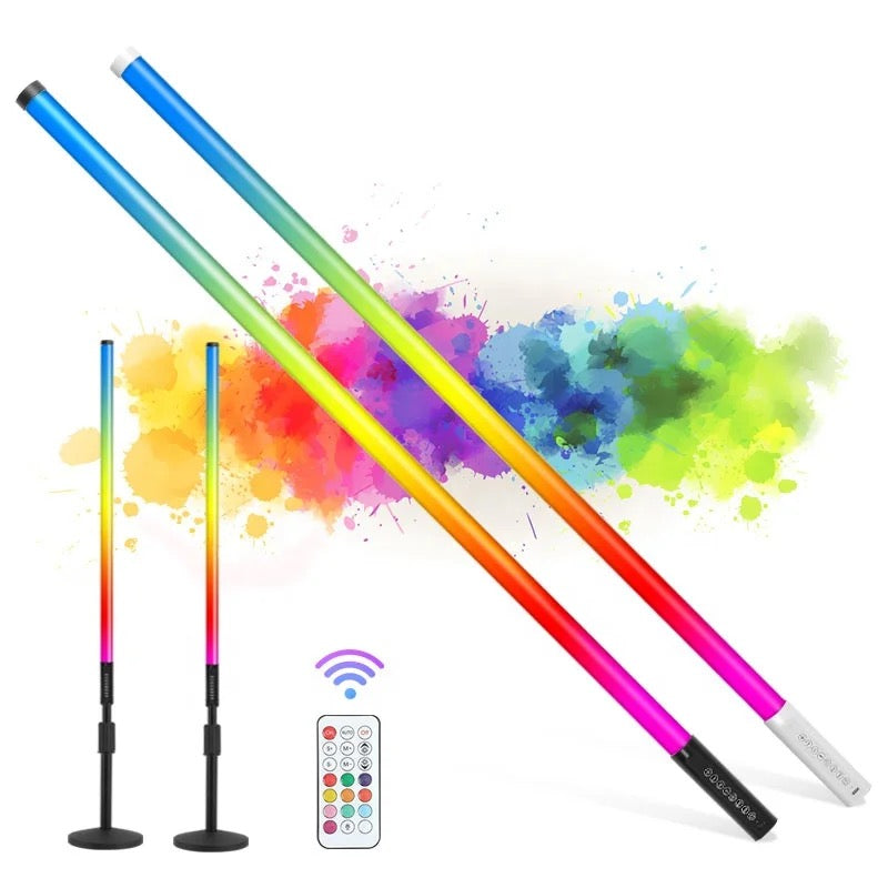 Wireless RGB LED tube lights for events