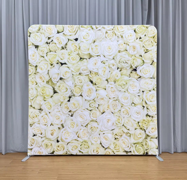 Pillowcase Tension Backdrop and Frame - Double-Sided Print