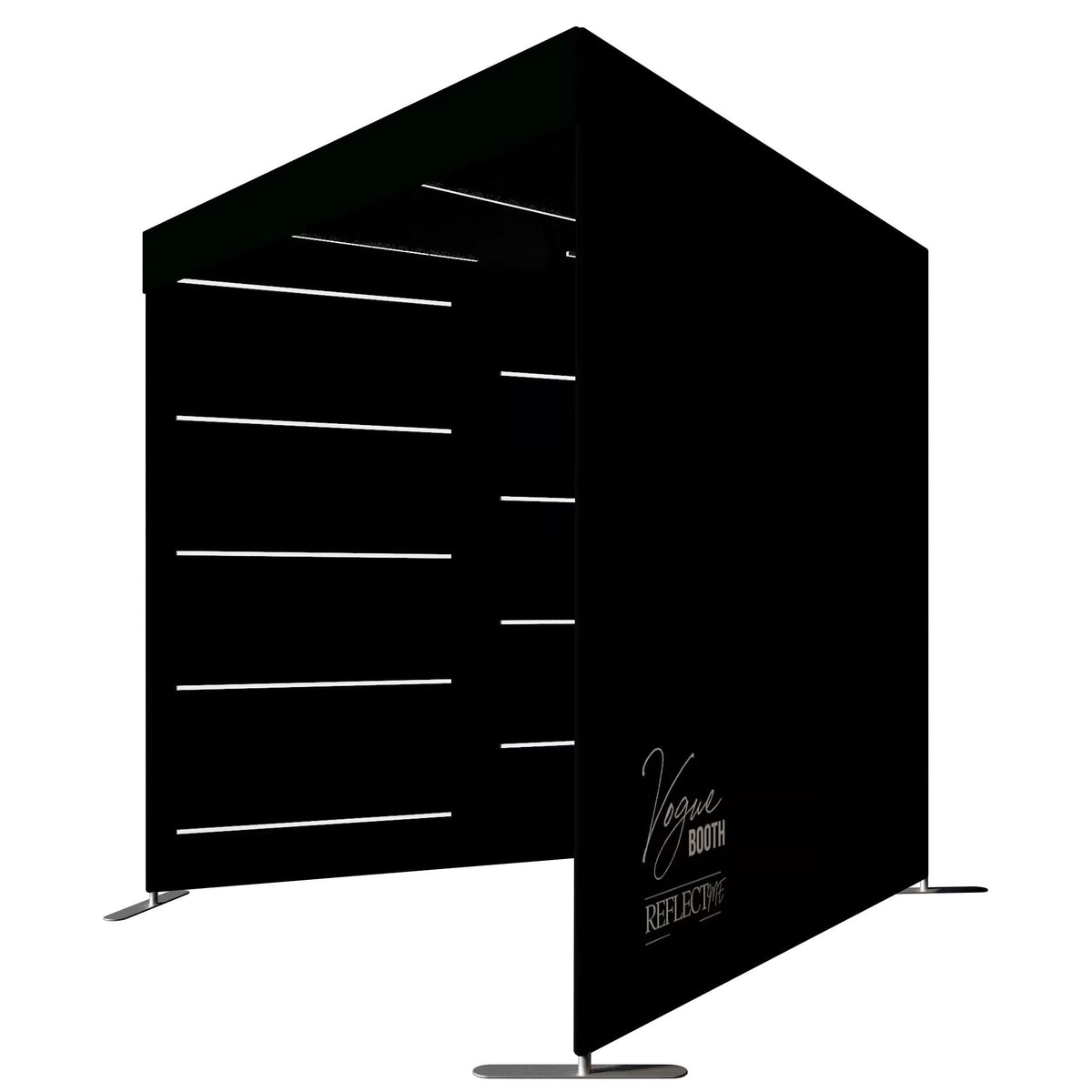 Vogue tunnel LED photo booth backdrop enclosure