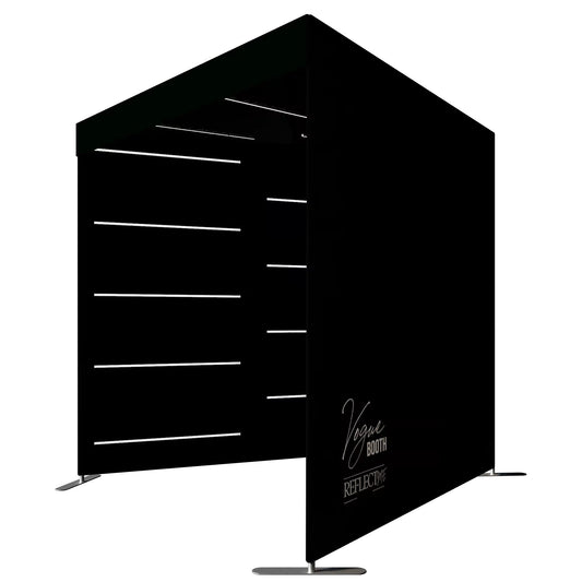 Vogue tunnel LED photo booth backdrop enclosure