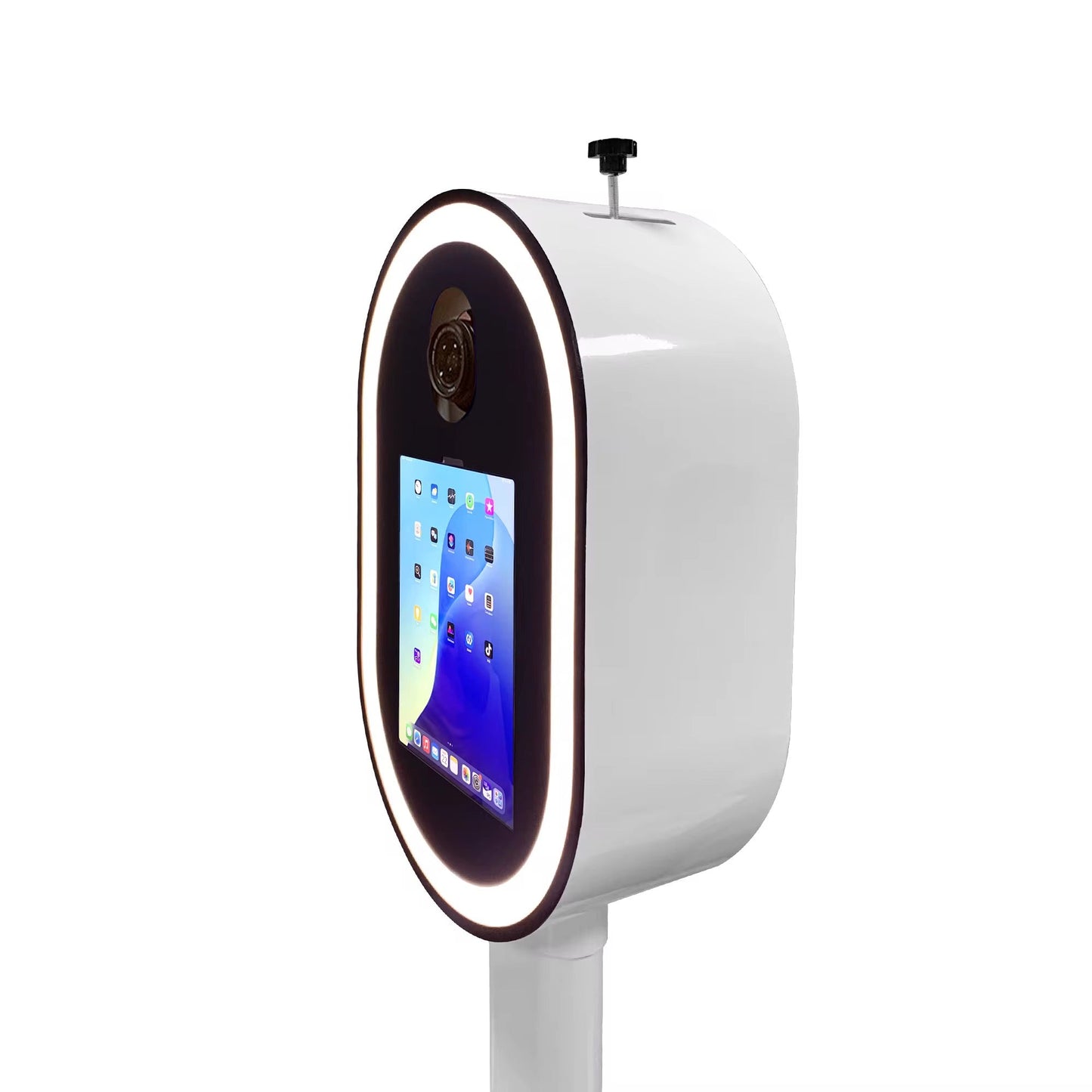 Premier Metal DSLR & iPad Selfie Pod Photo Booth with LED Ring Light