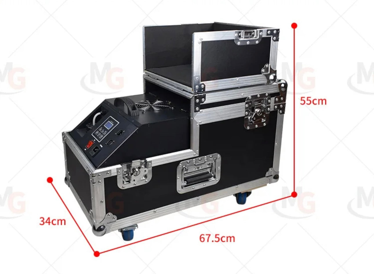 Low fog machine water solution