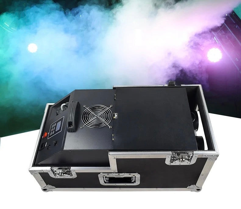 Low fog machine water solution
