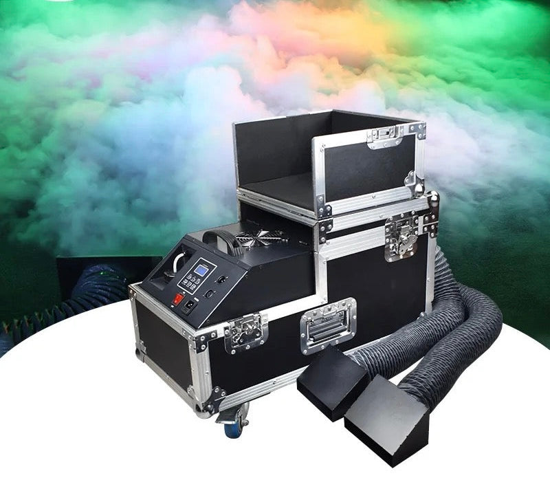 Low fog machine water solution