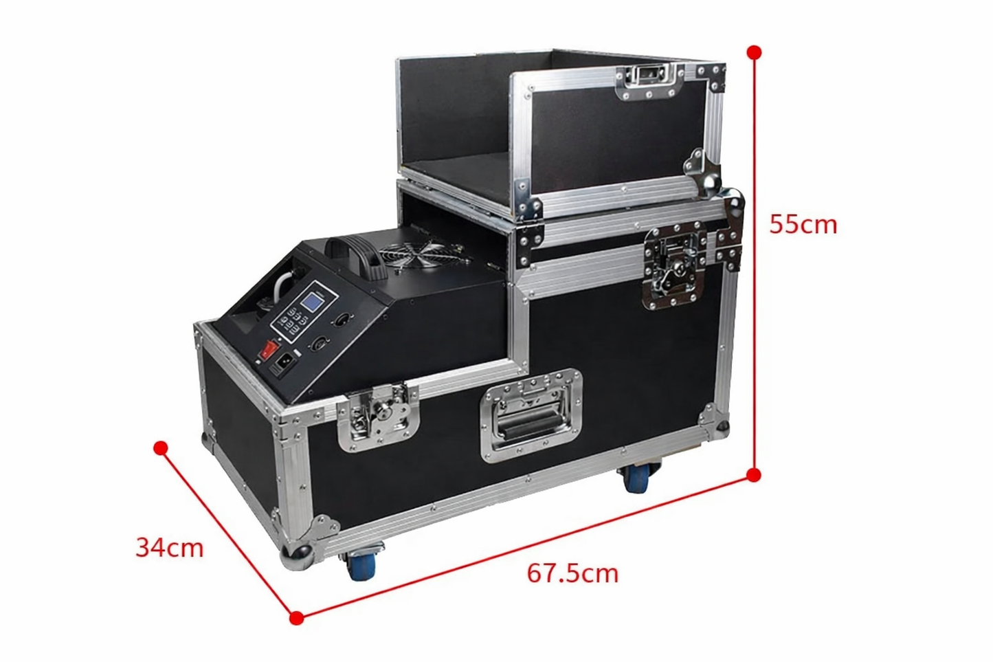 Low fog machine water solution