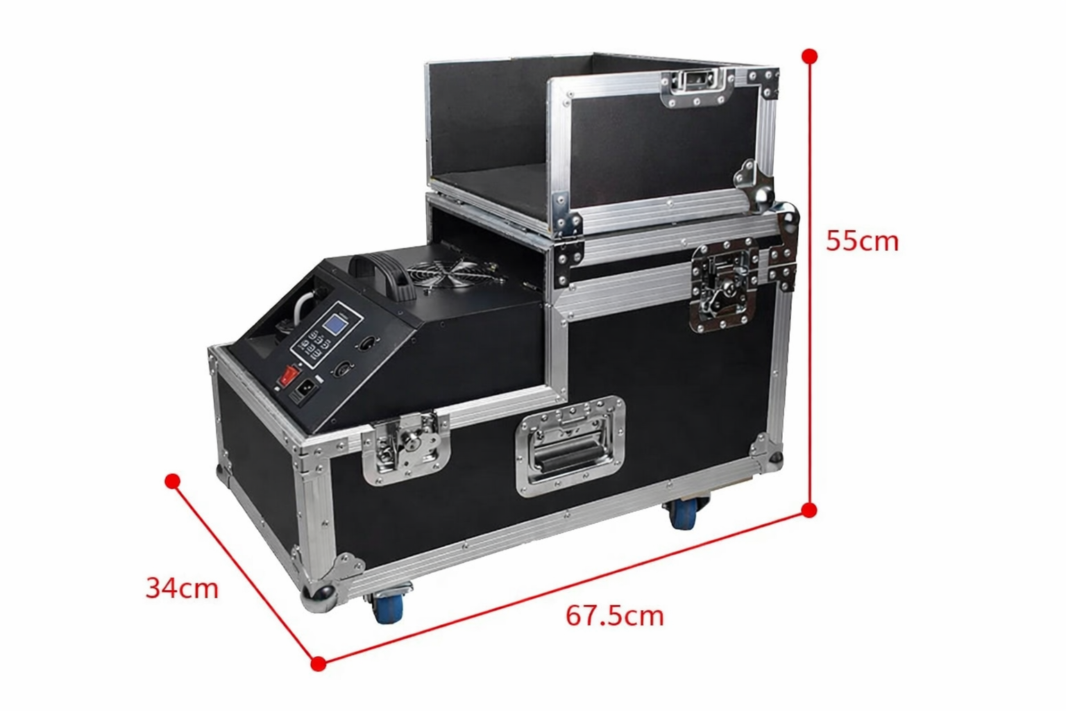 Low fog machine water solution