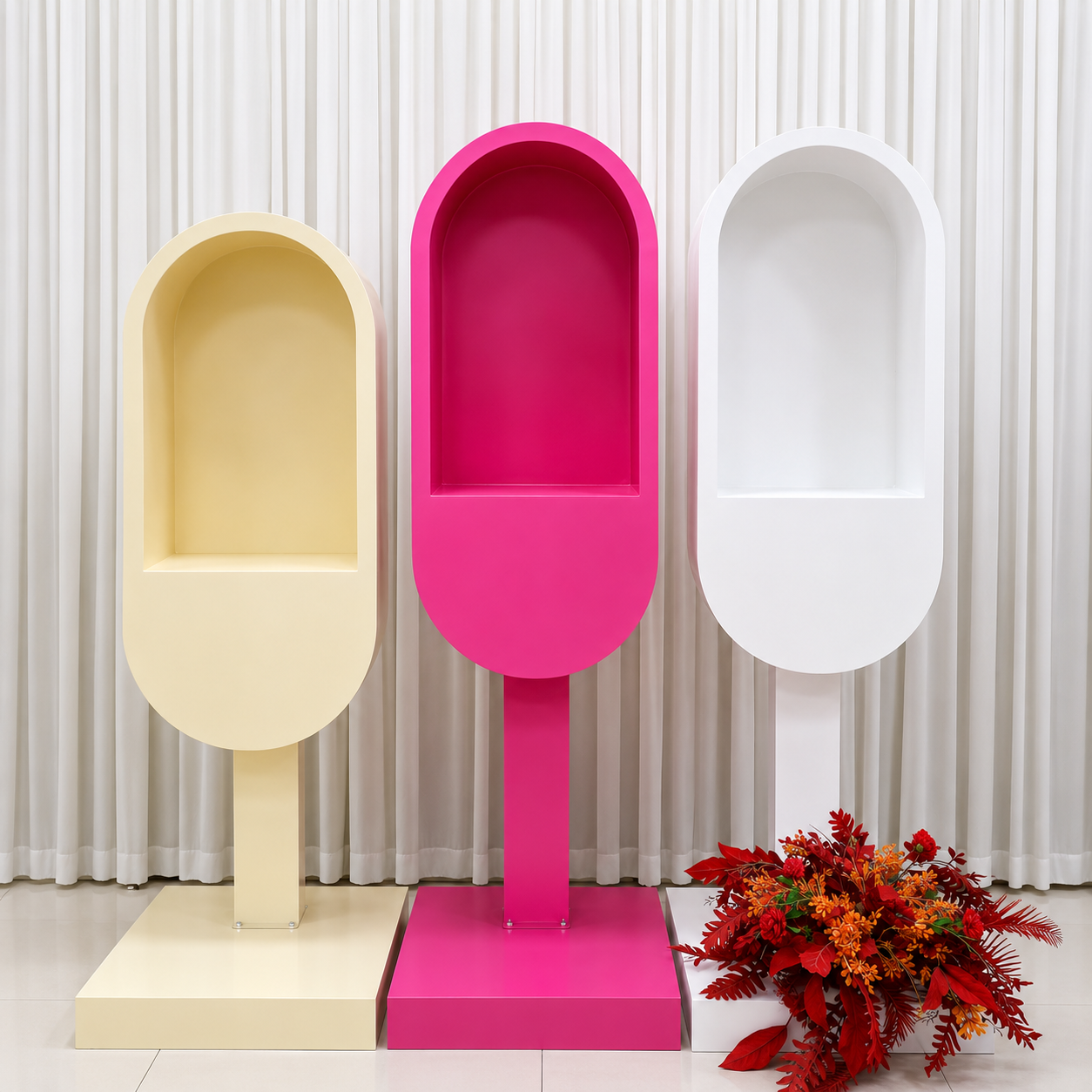 Audio guestbook telephone stand