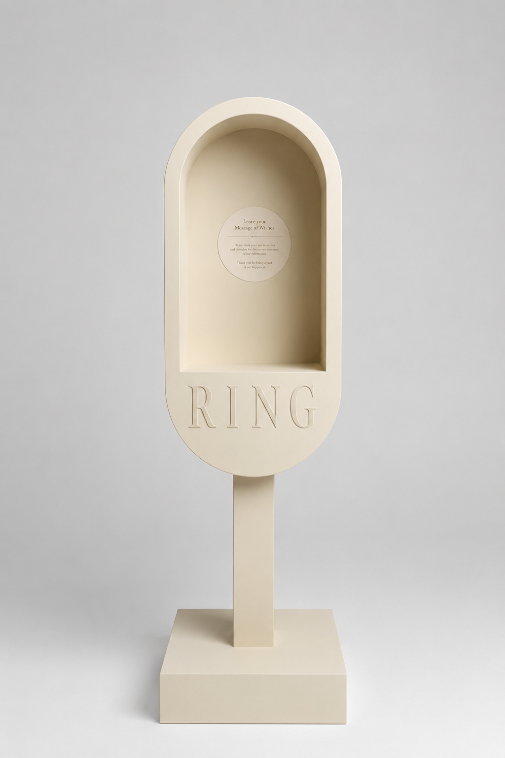 Audio guestbook telephone stand