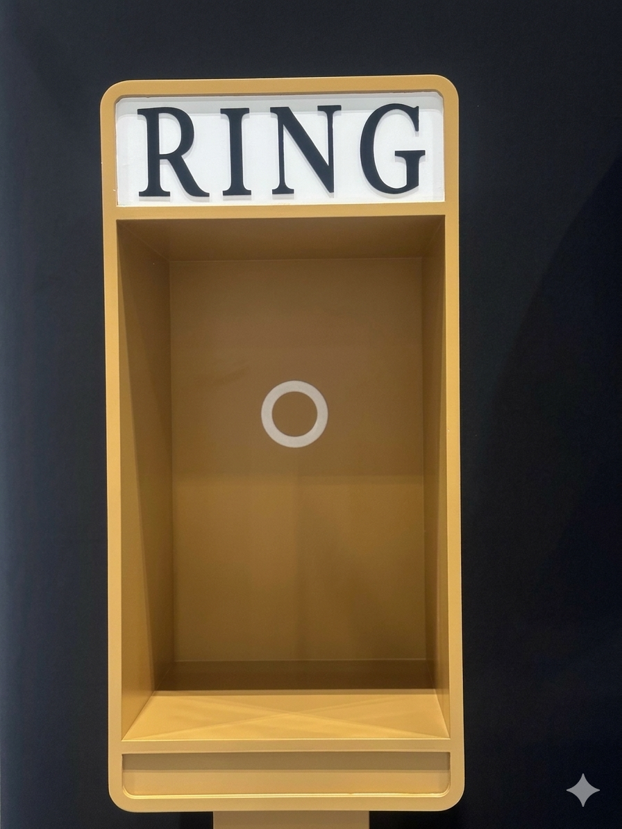 Vintage audio video guestbook telephone stand