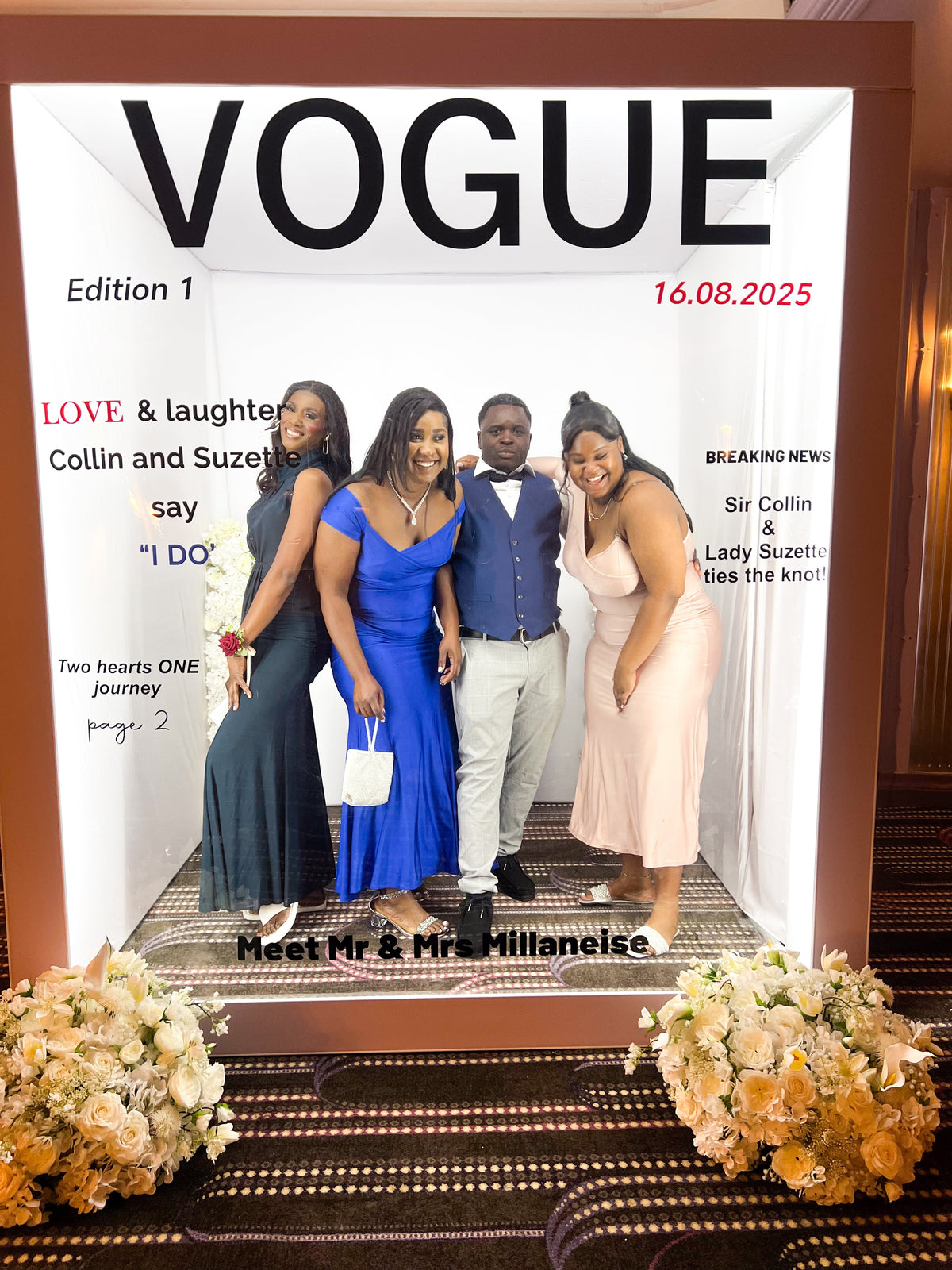 Vogue Magazine Photo Booth Enclosure - Standard Fabric