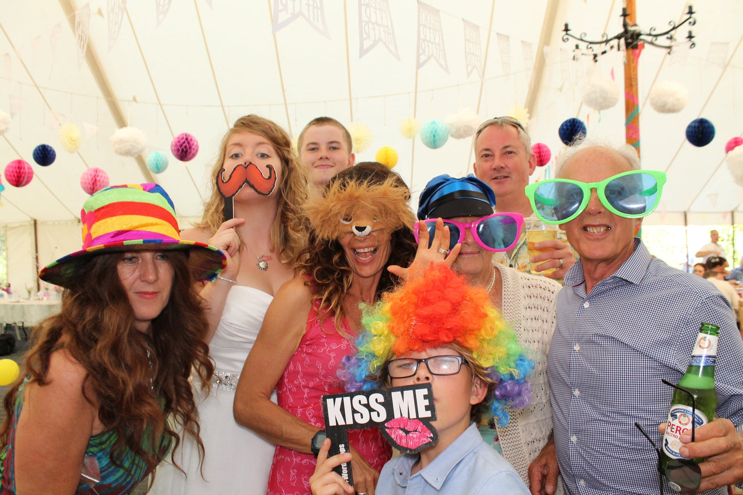Magic Mirror Photo Booth with Wheels - Touchscreen Mirror Booth