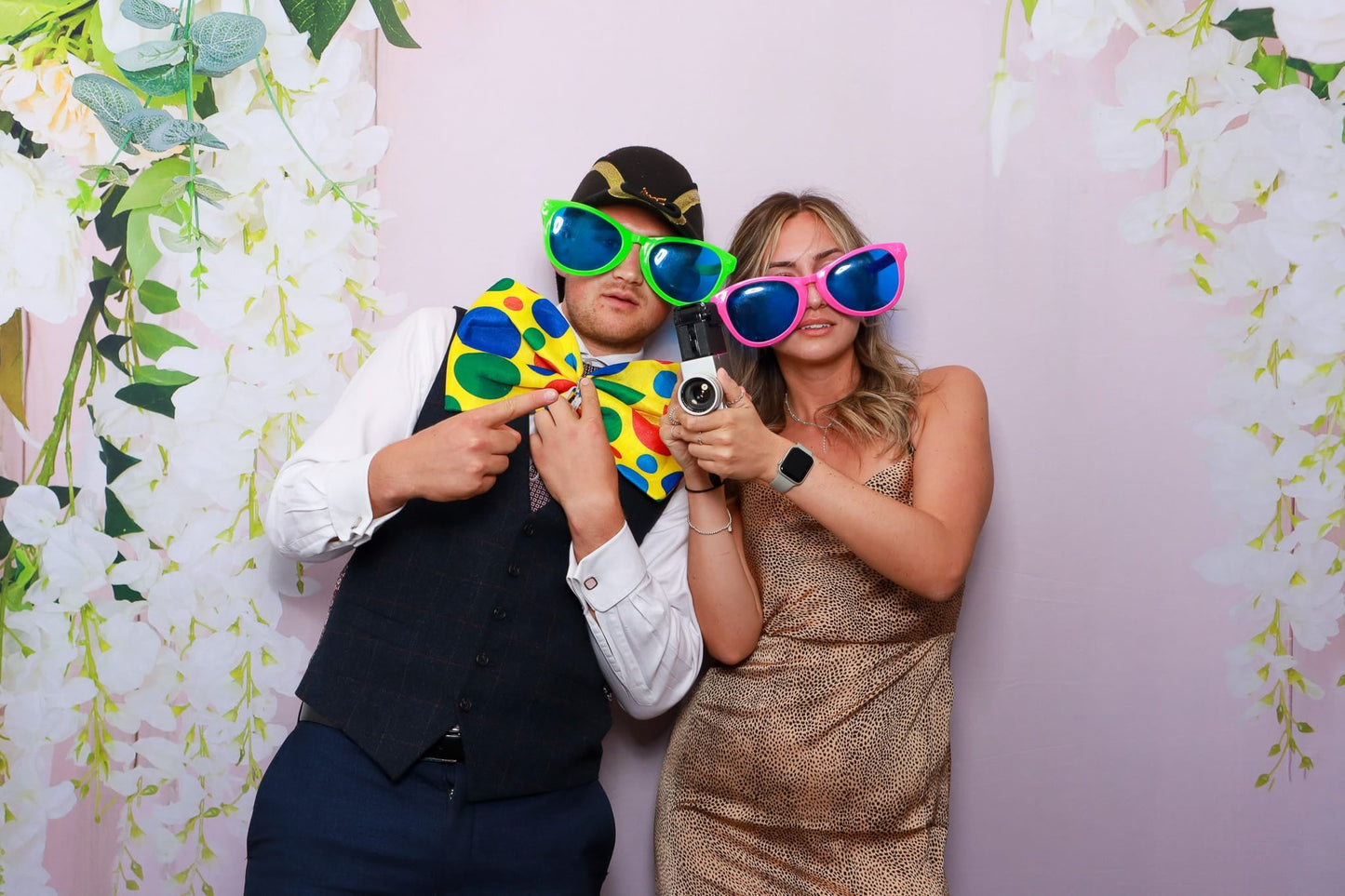 Magic Mirror Photo Booth with Wheels - Touchscreen Mirror Booth