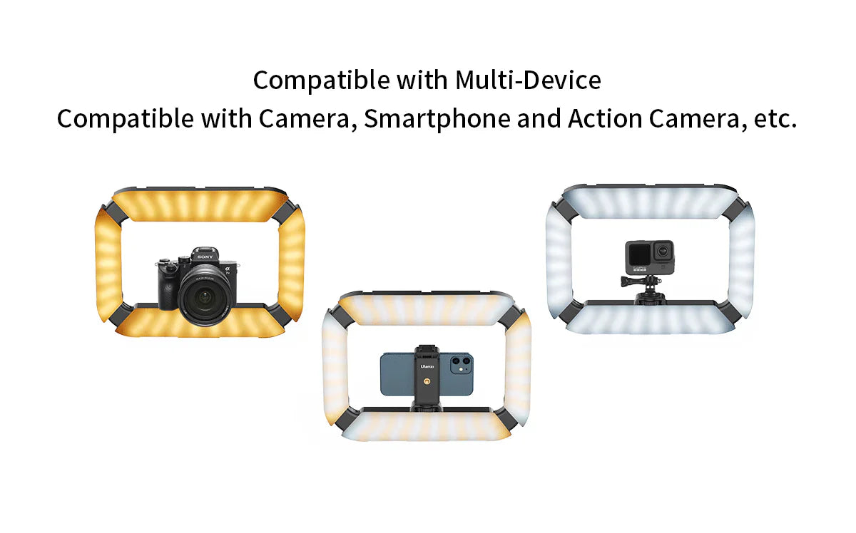 Wireless ring light with USB-C for 360 photo booth