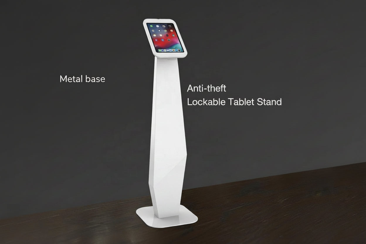 Metal iPad tablet sharing station for events