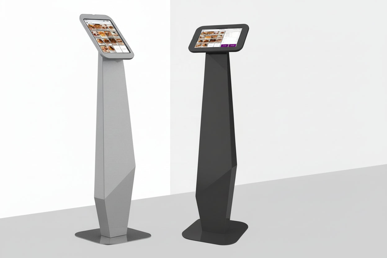 Metal iPad tablet sharing station for events
